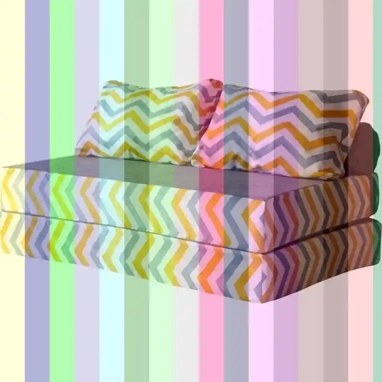 Бескаркасный диван — кровать детская мягкая экзотика 90+ матрас. велюр