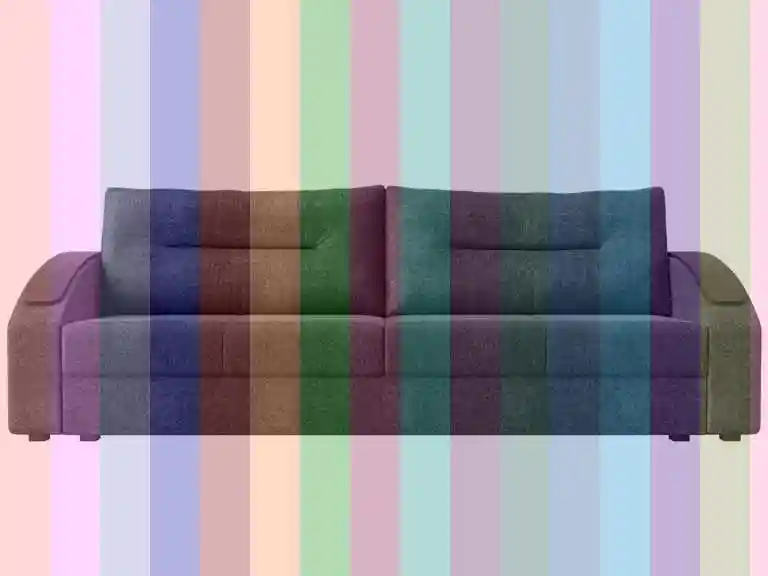 Прямой диван — диван серый