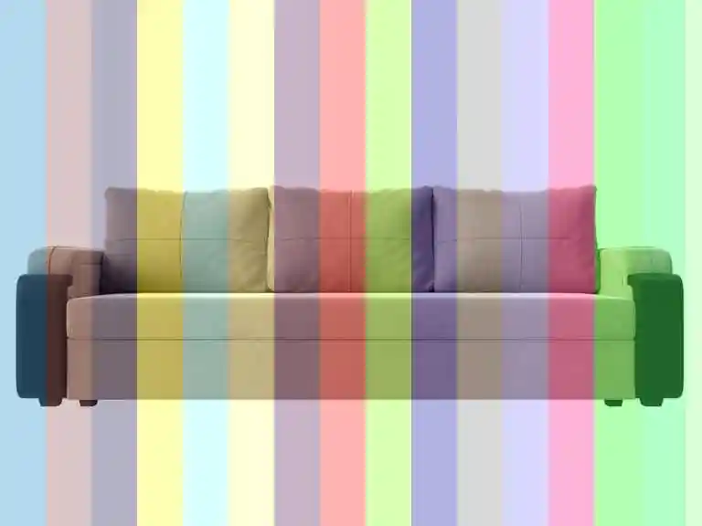 Прямой диван николь — бежевый диван