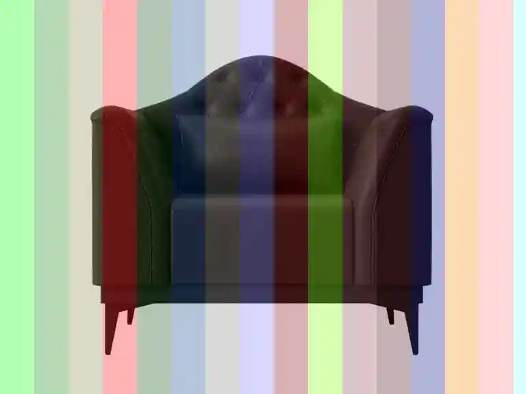 Кресло тканевое — классическое кресло
