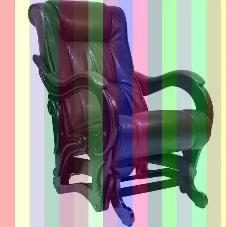 Кресло глайдер 78 люкс — кресло качалка с подставкой для ног