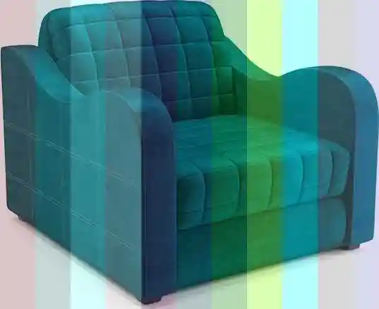Мягкое кресло — кресло-кровать барон. синий
