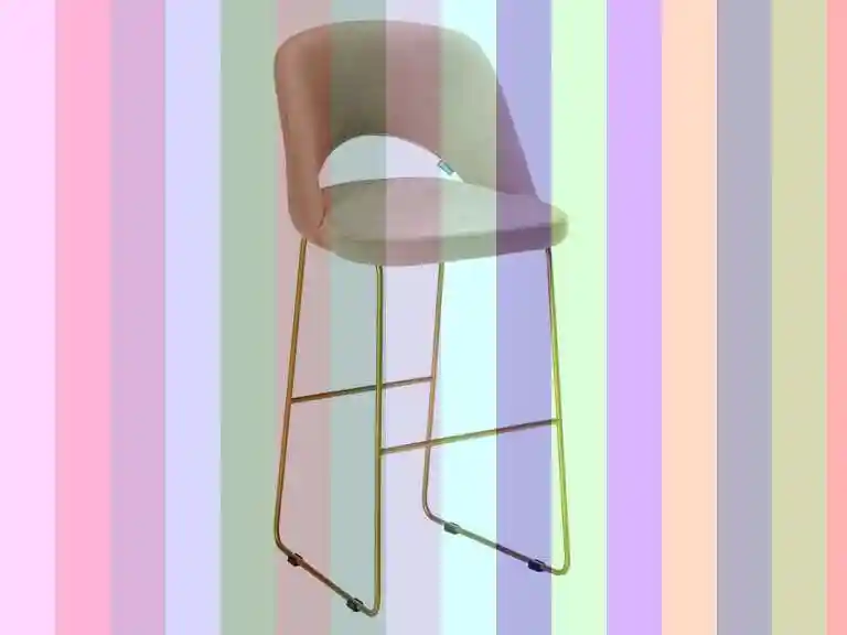 Стул полубарный — стул бежевый