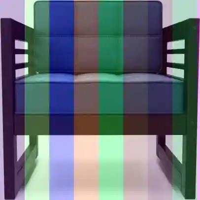 Кушетка астер textile grey — синее кресло