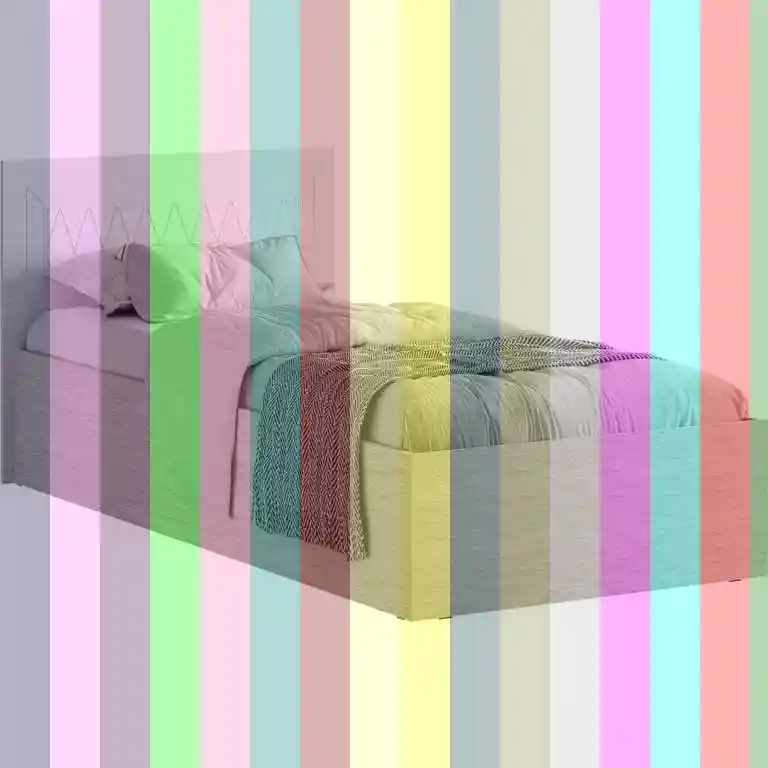 Двуспальная кровать — белая кровать двуспальная