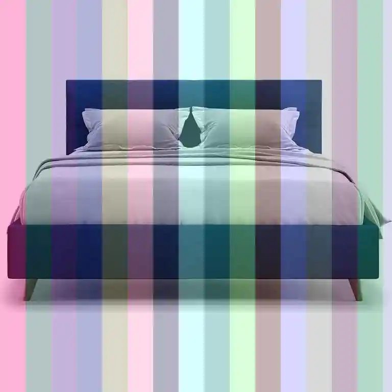 Кровать в интерьере спальни — Кровать двуспальная