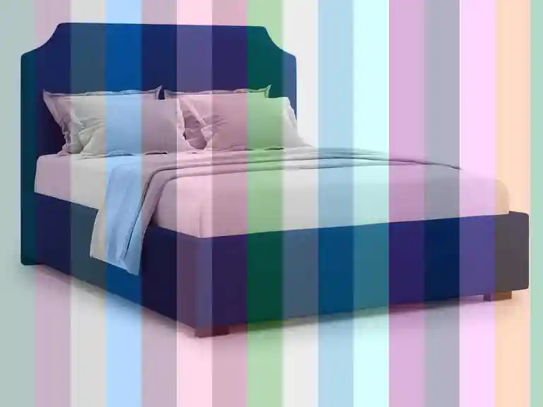 Кровать виенсо 160 barhat blue — velutto 54 аскона кровать
