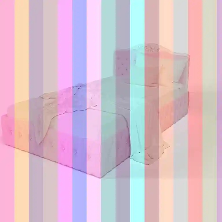 Розовый двуспальная кровать — Розовая кровать