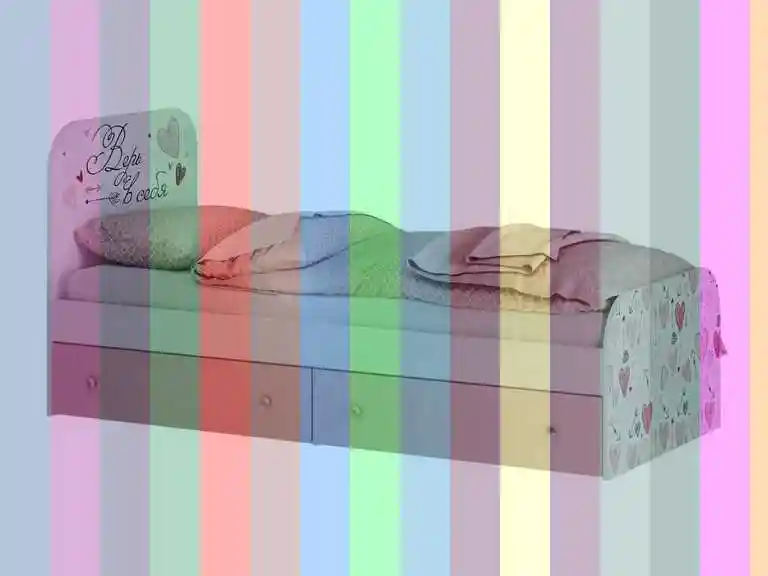 Малибу кровать с ящиками кр-10 — Кровать малибу кр-10 с ящиками бтс