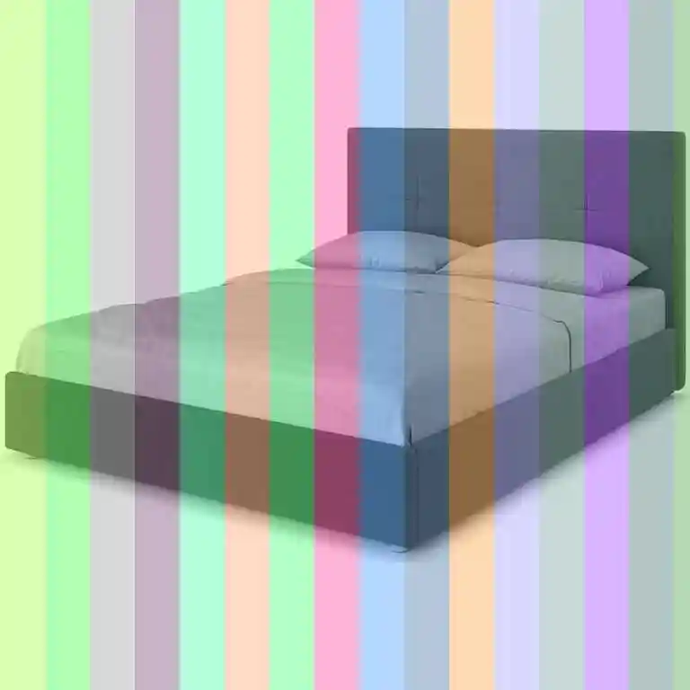 Кровать trasimeno 160х200 серого цвета — двуспальная кровать