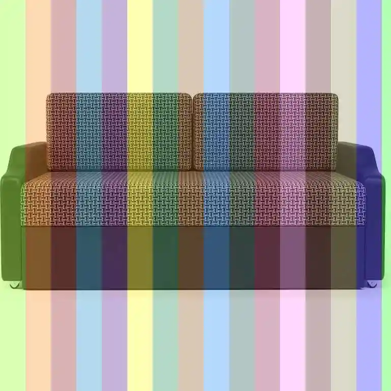 Прямой диван — диван еврокнижка без подлокотников
