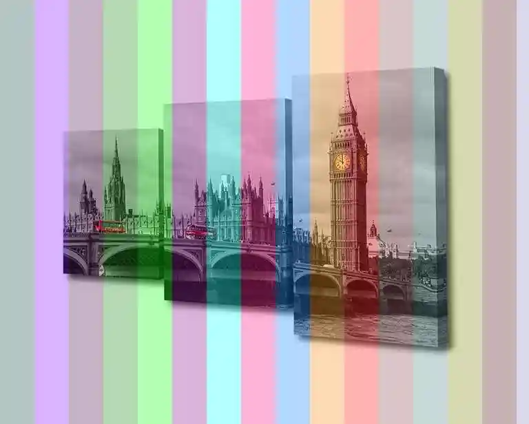 Модульная картина лондон — модульная картина toplight tl-mm1003