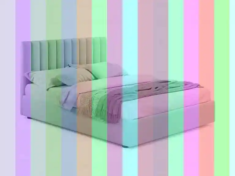 Мягкая кровать ameli 1600 — кровать двуспальная