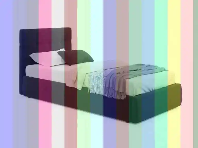 Классический двуспальная кровать — Интерьер спальни