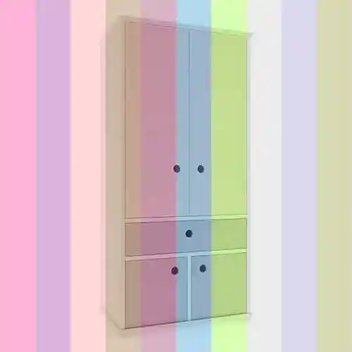 Шкафы детские — Розовый шкаф