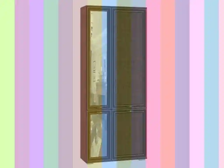 Шкаф двухстворчатый с зеркалом — шкаф комбинированный с зеркалом лш-9 ливорно