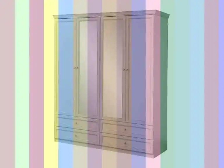 Шкаф комбинированный 40.01 эльмира — Шкаф для одежды 40.02 эльмира