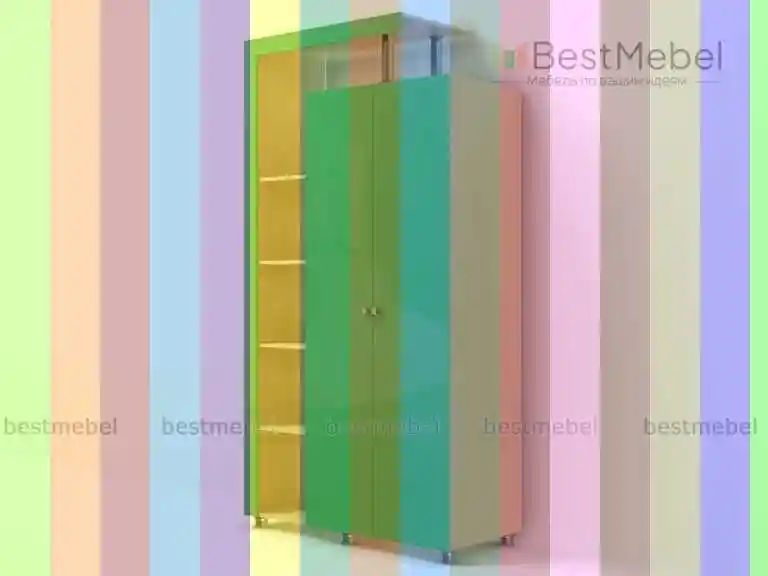 Шкаф зеленый — шкаф эконом 9 бмс