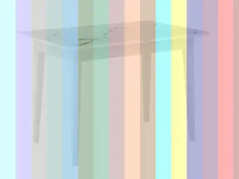 Стол домино белый глянец — маленький обеденный стол