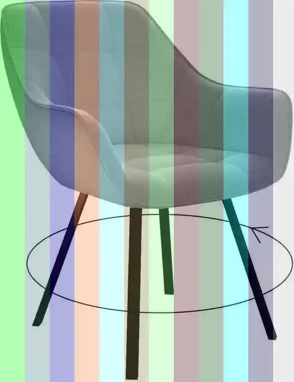 Серый стул — кресло