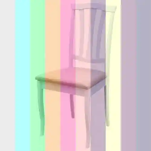 Стильные стулья для кухни — стул лион (белая эмаль/брикс гранд)