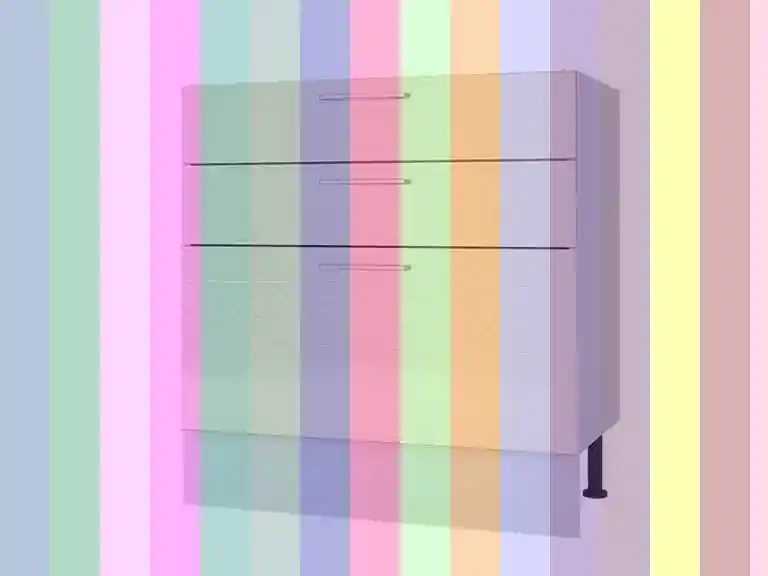 Модульная кухня люкс (горизонт) — шкаф напольный люкс 80