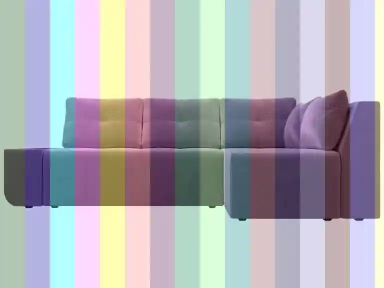 Диван угловой презент люкс фиолетовый — угловой диван элида сиреневый