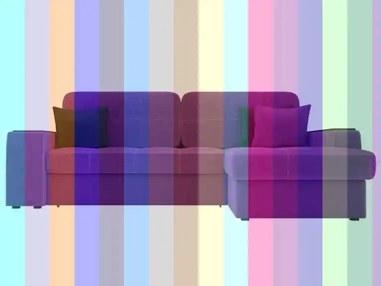 Диван — угловой диван элида фиолетовый