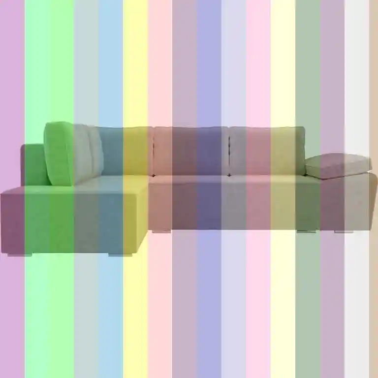 Бежевый угловой диван — прямой диван
