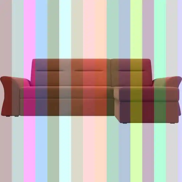 Угловой диван атлантис — красный диван