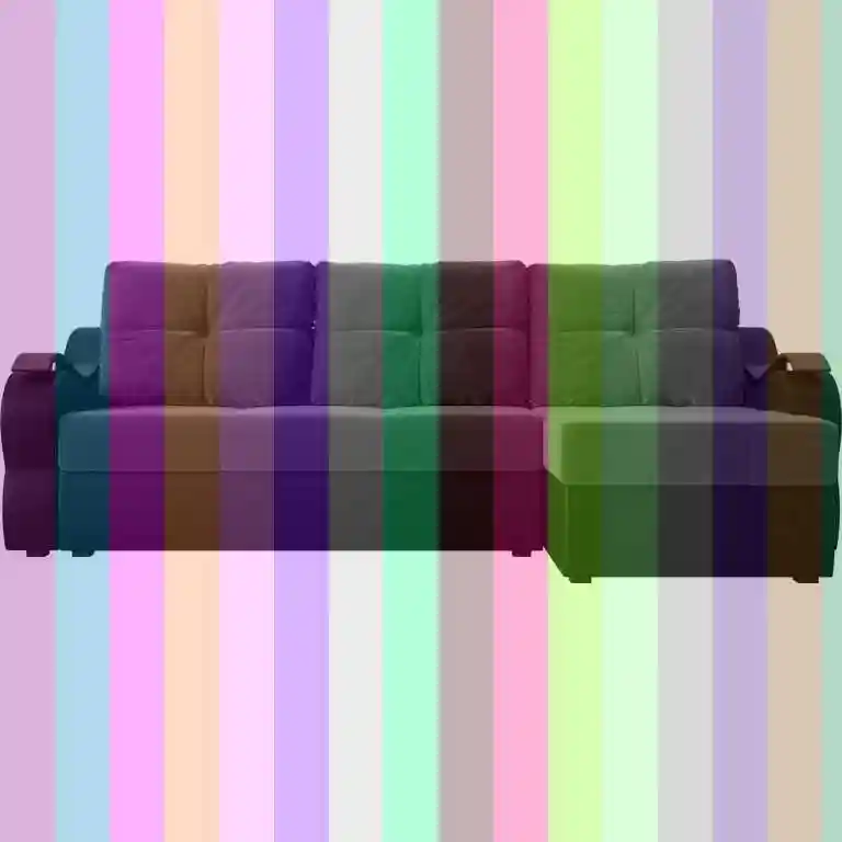 Угловой диван — черный диван