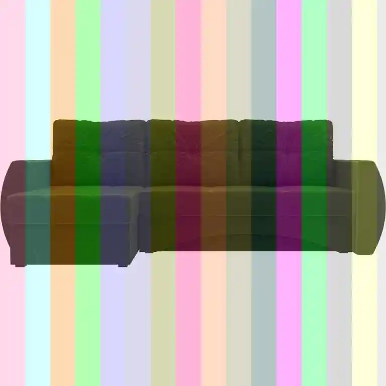 Угловой диван — Диван сатурн зеленый в интерьере