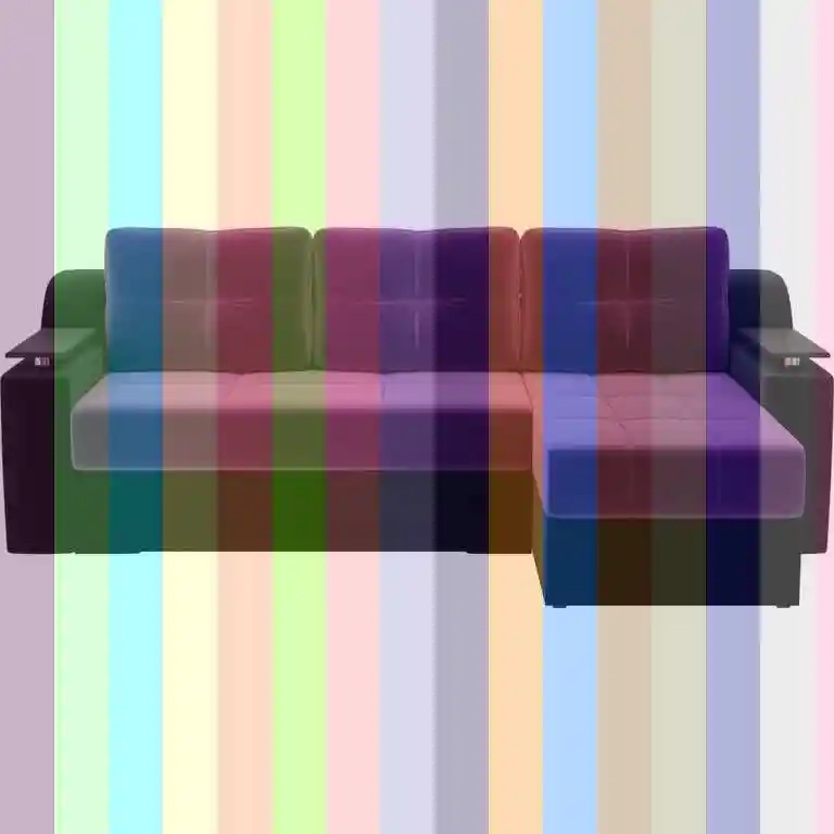 Угловой диван амстердам — диван фиолетовый