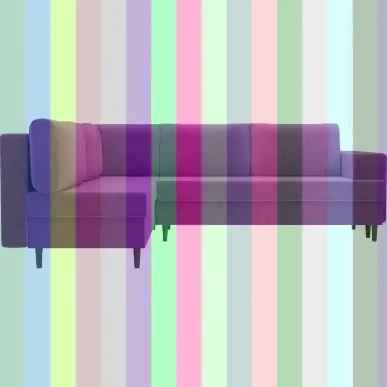 Диван — прямой диван кэдмон фиолетовый