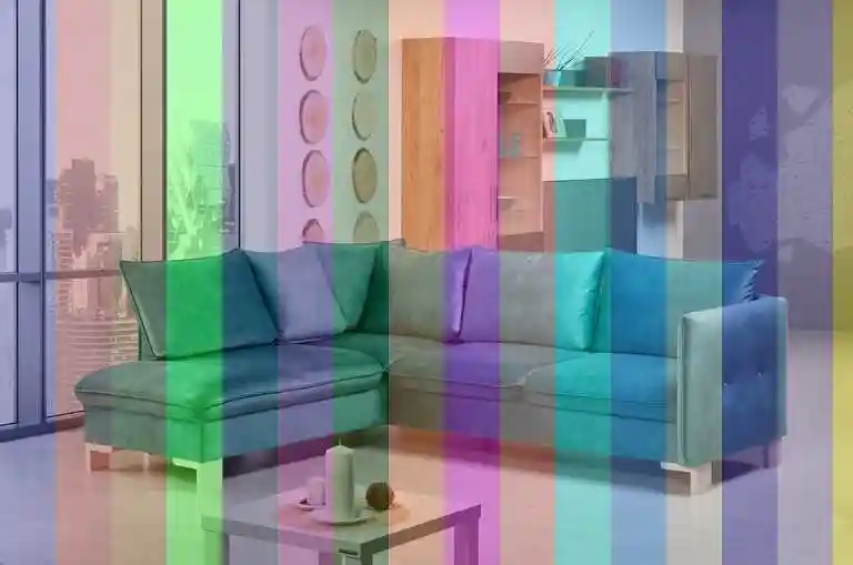 Диван мятного цвета в интерьере — диван изумрудного цвета